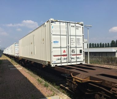 Fourgon 45 ft box location MODALIS intermodal combiné transport