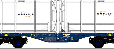 INTERMODAL WAGONS - MODALIS location matériel transport combiné